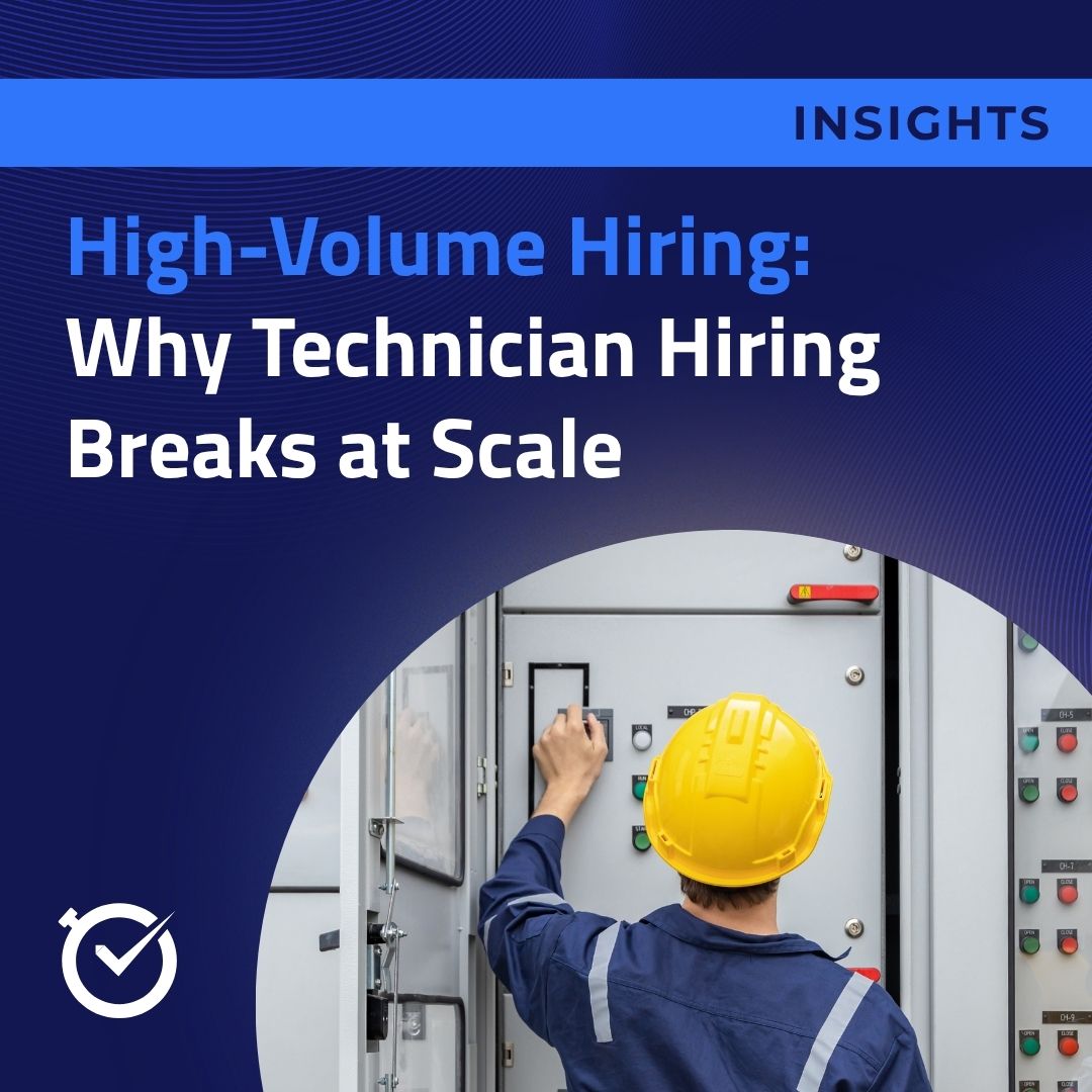 High-Volume Hiring: Why Technician Hiring Breaks at Scale